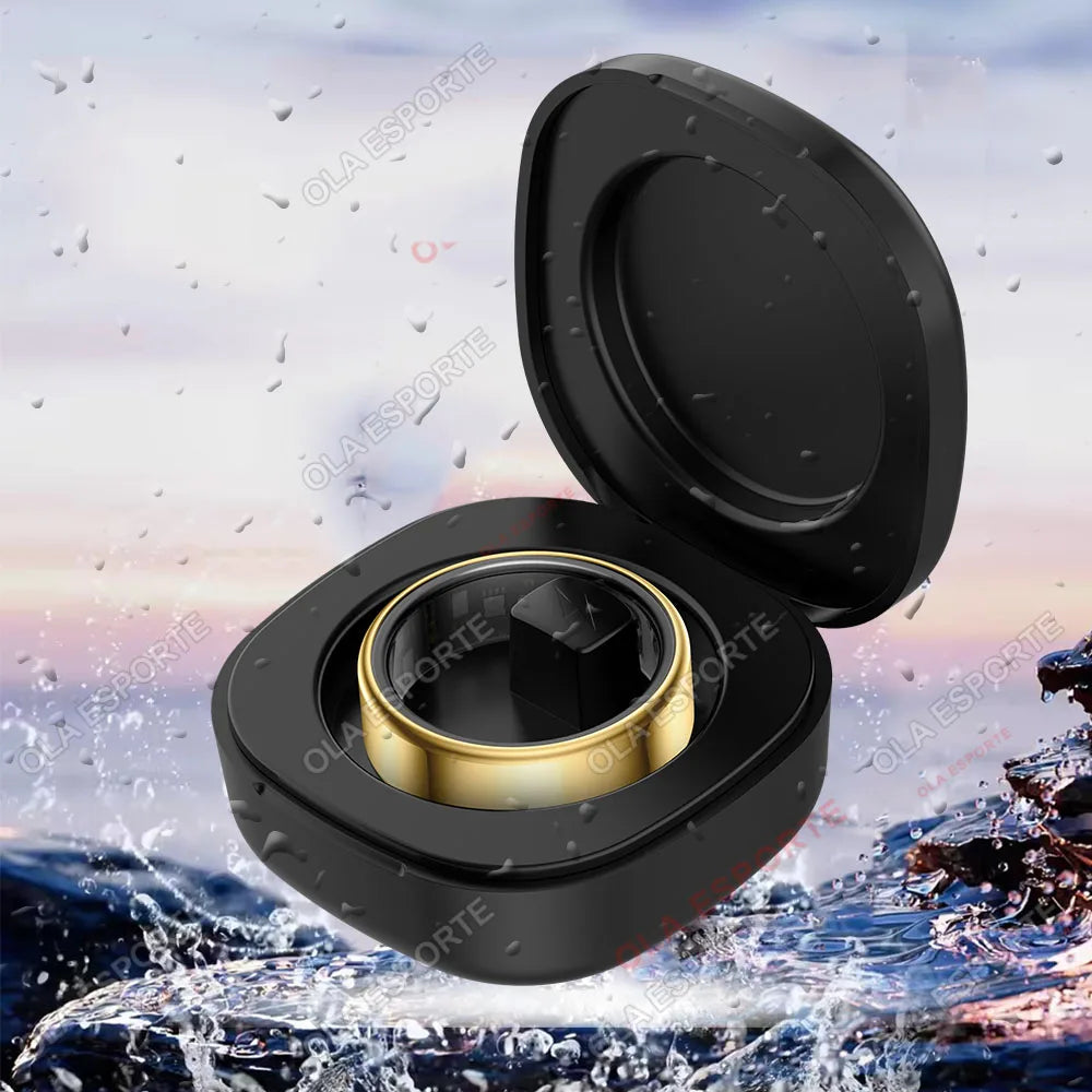 Smart Rings Steps Heart Rate Blood Oxygen Saturation Sleep Distance Calories IP68 Smart Ring Waterproof Multi-Sport Mode Tracker