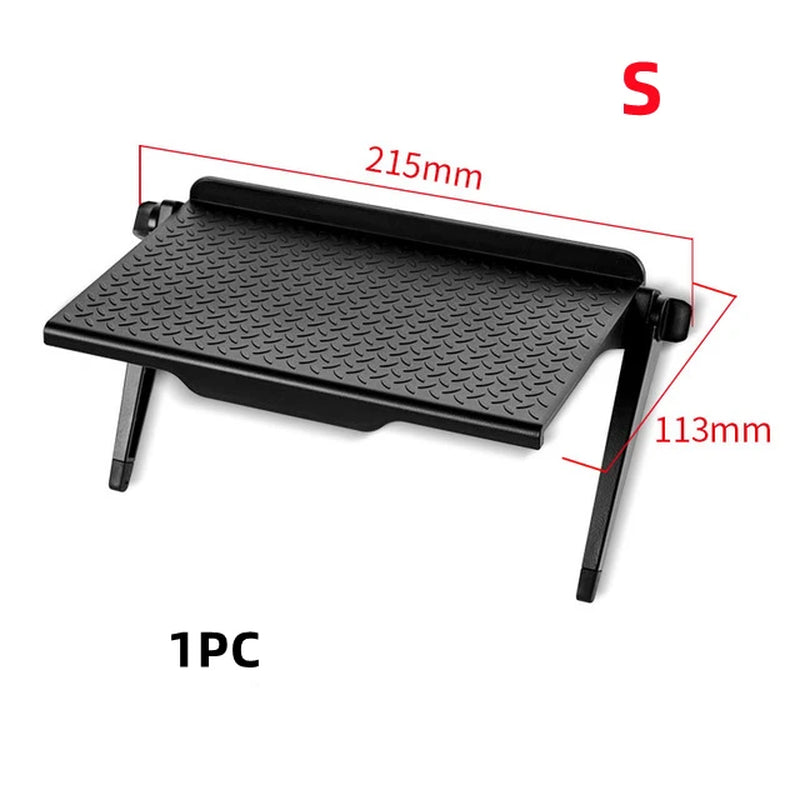 Adjustable TV Screen Top Storage Shelf Organizer Rack