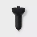 FM Bluetooth Transmitter - Dealworthy™ Black: Vehicle Electronics USB Adapter