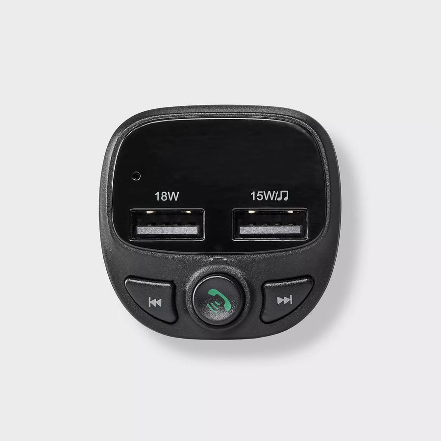FM Bluetooth Transmitter USB Adapter for Car Audio System