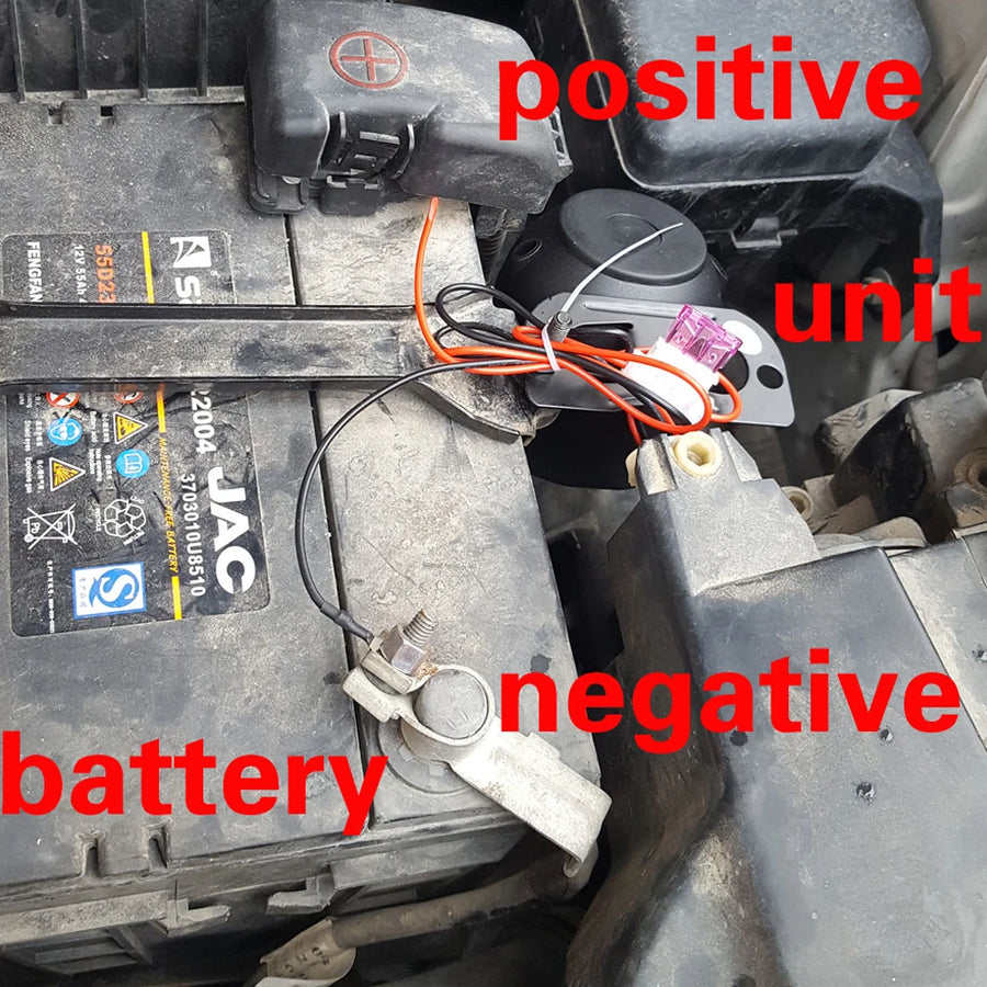 12V Motorcycle Alarm System with Remote Control