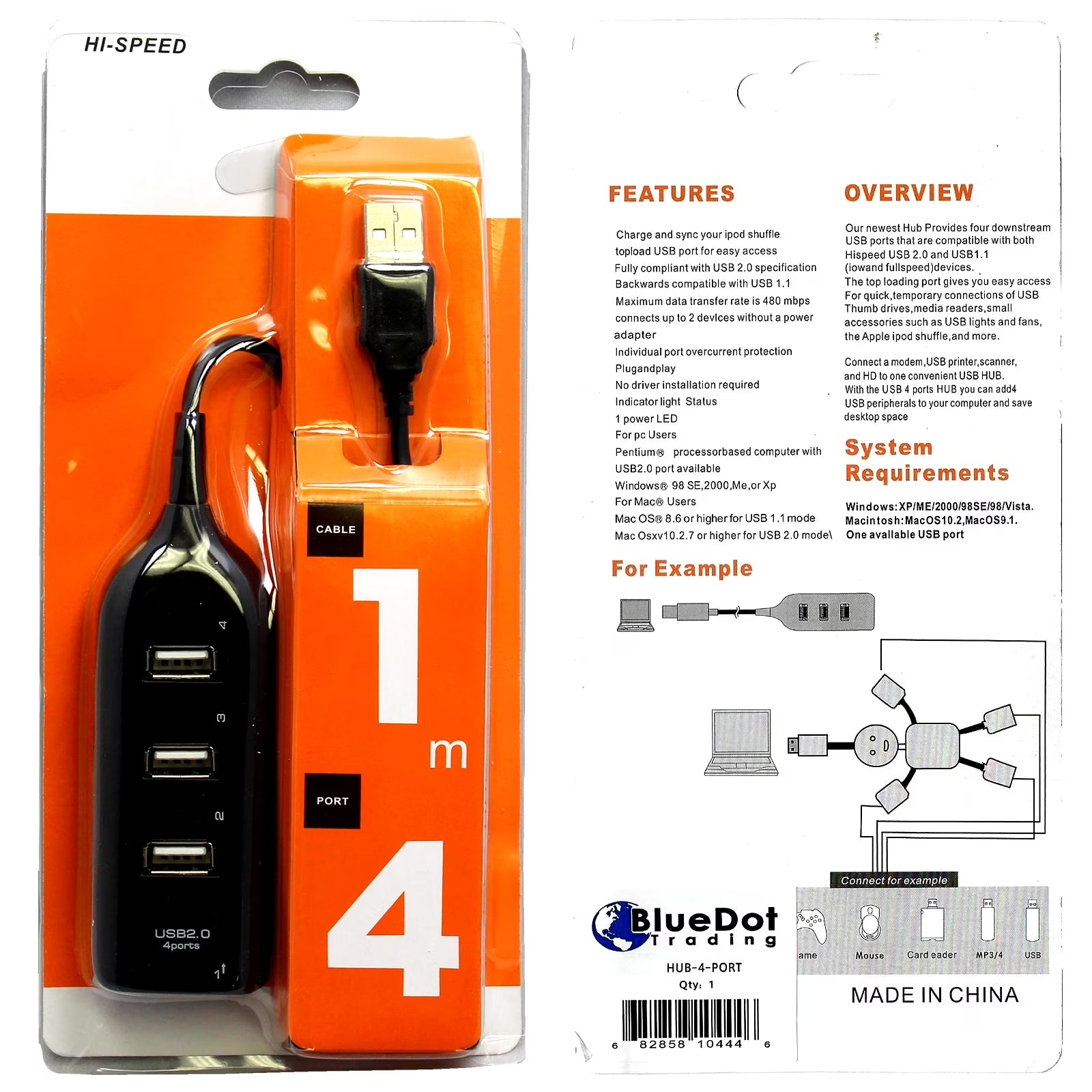 â® Hi-Speed 2.0 USB 4-Port Hub