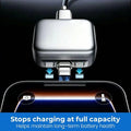 140W Stop Charge Smart Charger, Auto Disconnect Charging Cable Protector, Full Charge Eject Device, Overcharge Protection Adapter for Phone Tablet USB Charging Cable