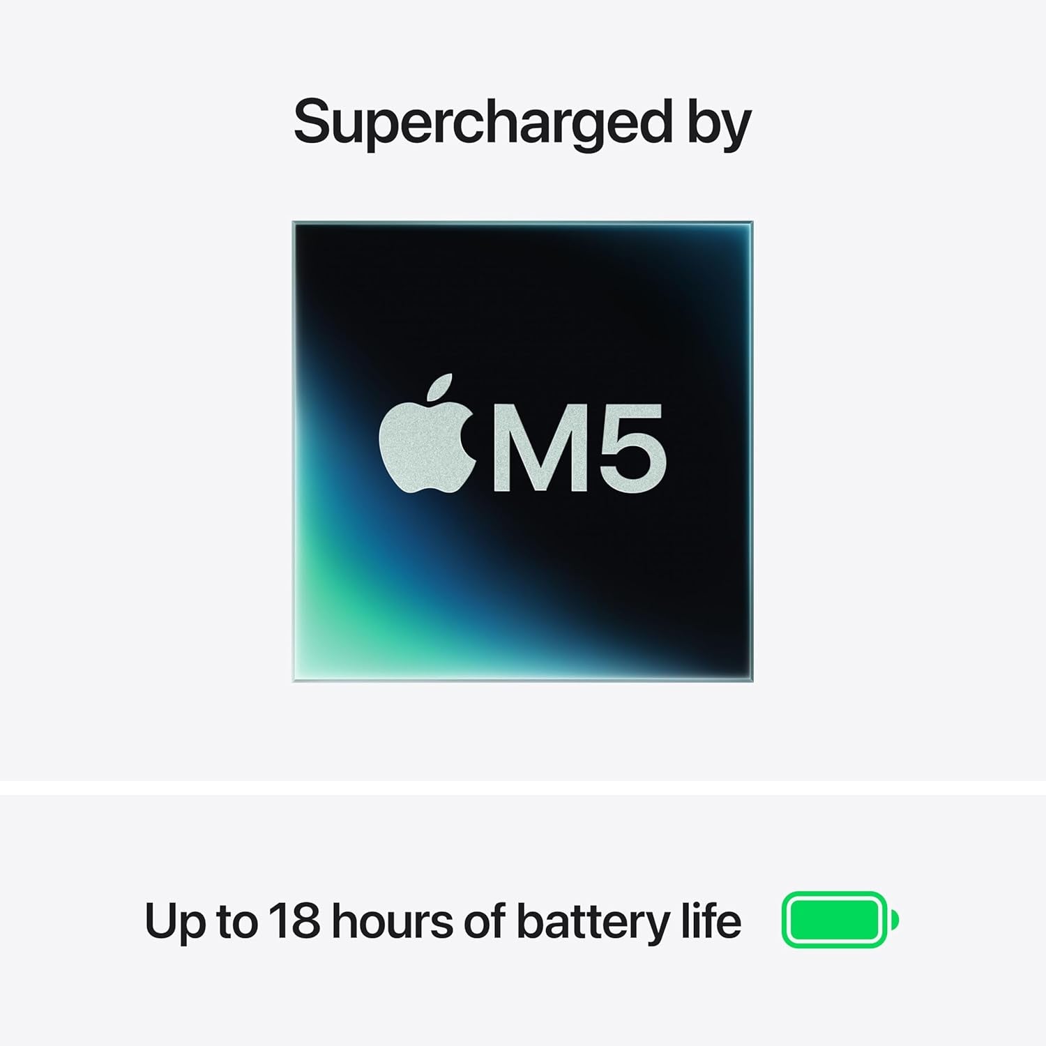 2026 Macbook Air 13-Inch Laptop with M5 Chip: Built for AI, 13.6-Inch Liquid Retina Display, 16GB Unified Memory, 512GB SSD, 12MP Center Stage Camera, Touch ID, Wi-Fi 7; Midnight