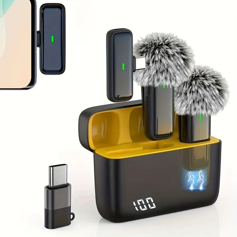 Wireless Lavalier Microphone for Type-C Smartphones