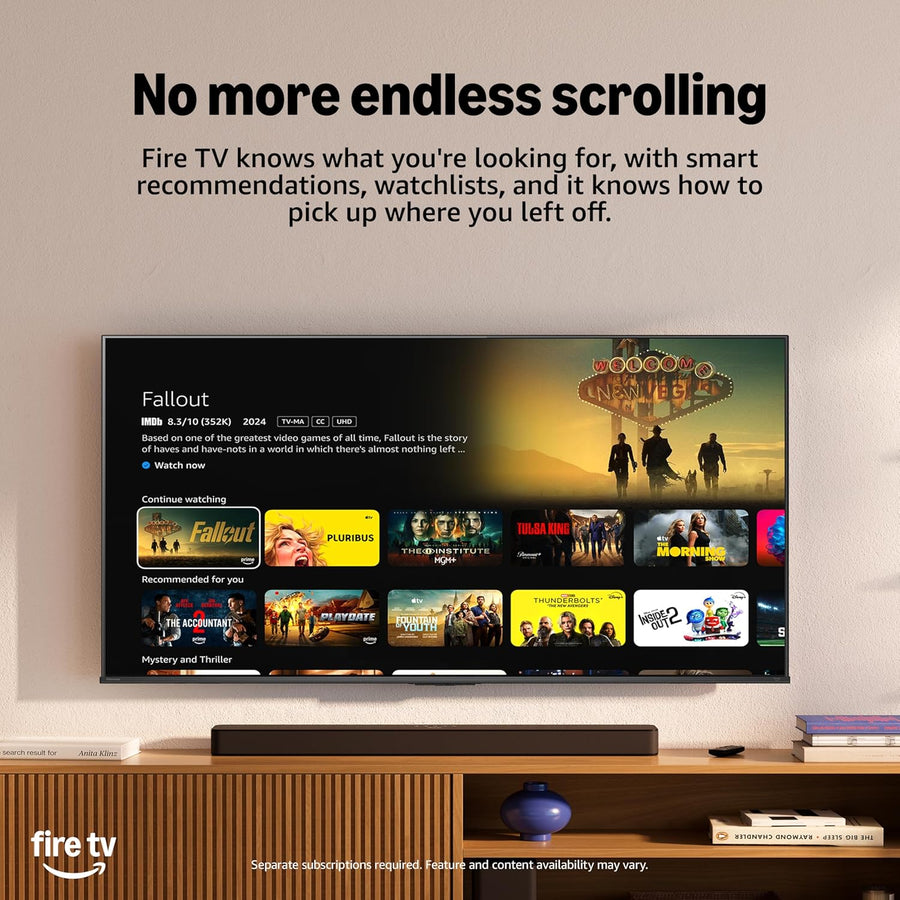 65 Inch Mini LED 4K Gaming Smart TV HDR Display Premium