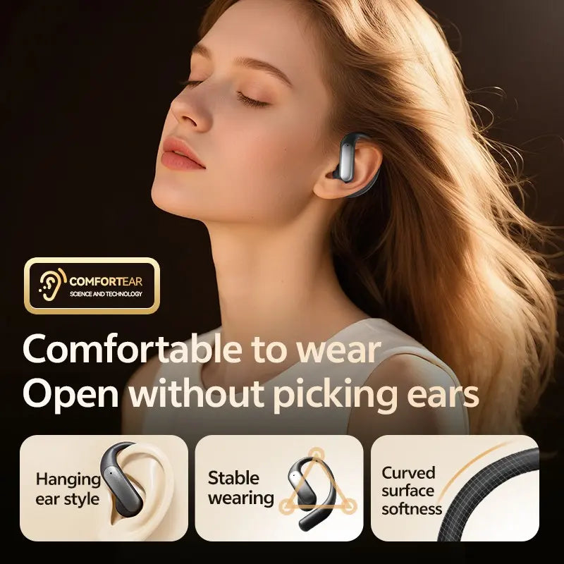Open Design Wireless Earbuds For Music And Calls Daily Use