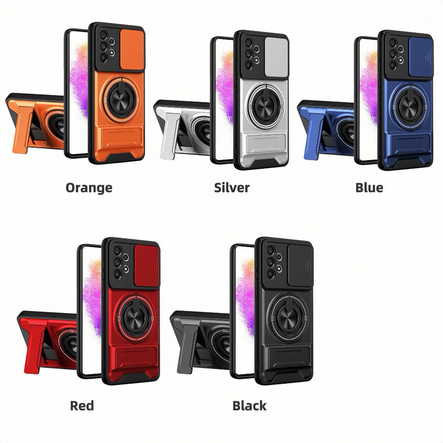 Samsung Rotating Ring Phone Case with Camera Protection