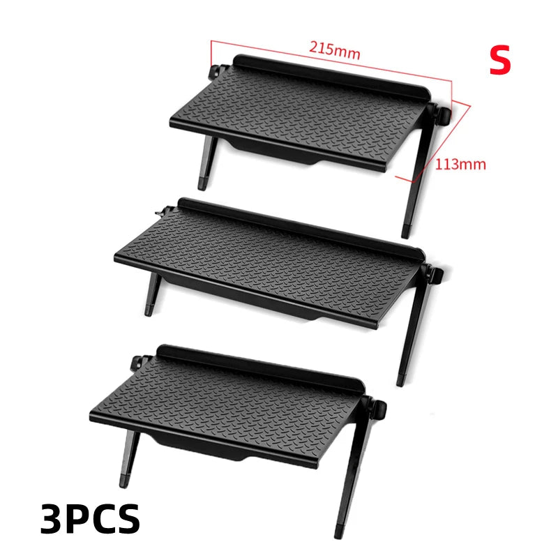 Adjustable TV Screen Top Storage Shelf Computer Monitor Screen Top Storage Rack TV Media Box Router Shelf Rack Home Organizer