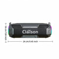Portable Bluetooth Speaker IPX6 Waterproof With RGB Light