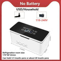 5V 110V-240V Portable Insulin Refrigerator Mini Home 0-18℃ Refrigeration USB Plug in Small Refrigerator without Battery
