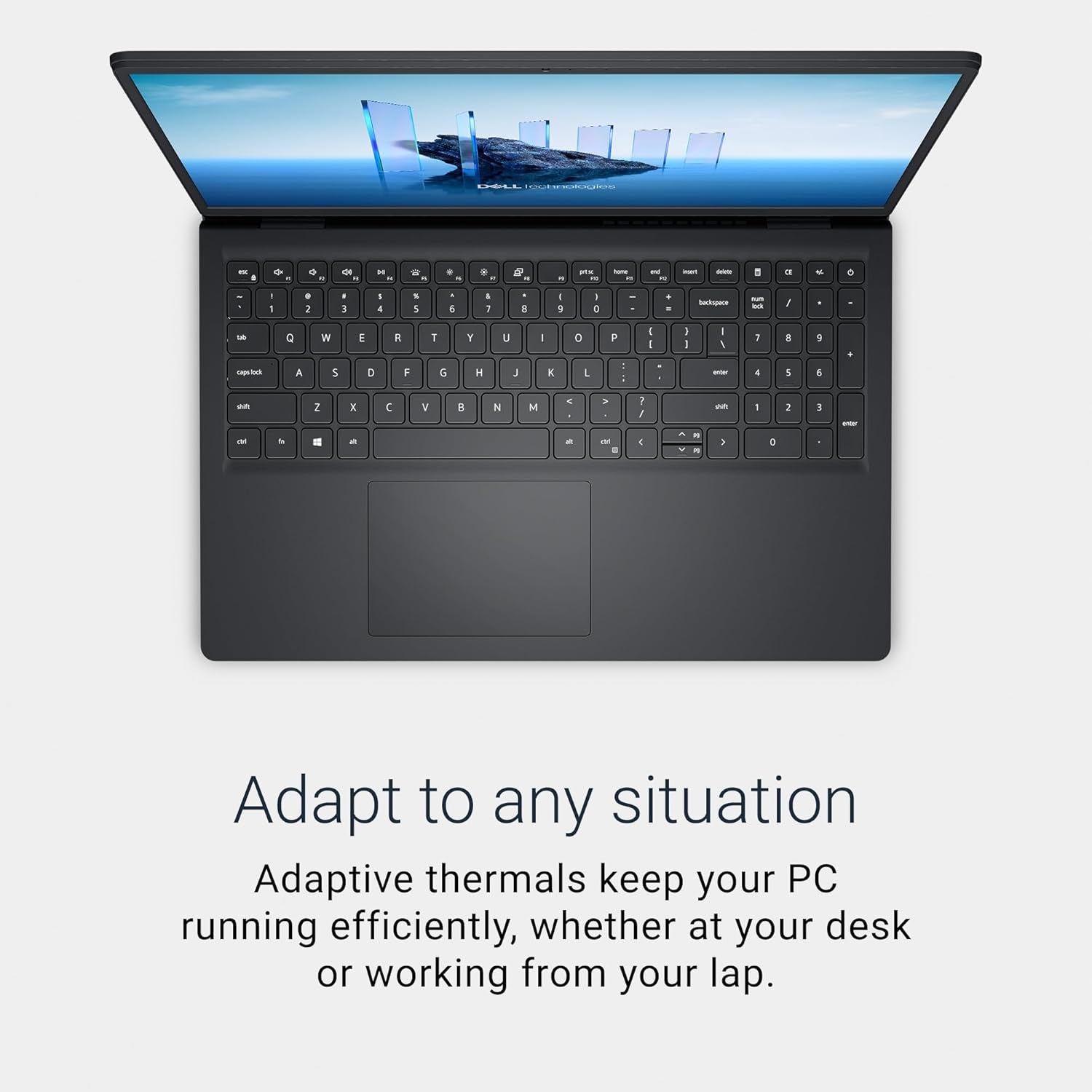 15 Laptop Dc15250-15.6-Inch FHD 120Hz Display, Intel Core 3 Processor 100U, 8GB DDR4 RAM, 512GB SSD, Intel UHD Graphics, Windows 11 Home, Onsite Service - Carbon Black