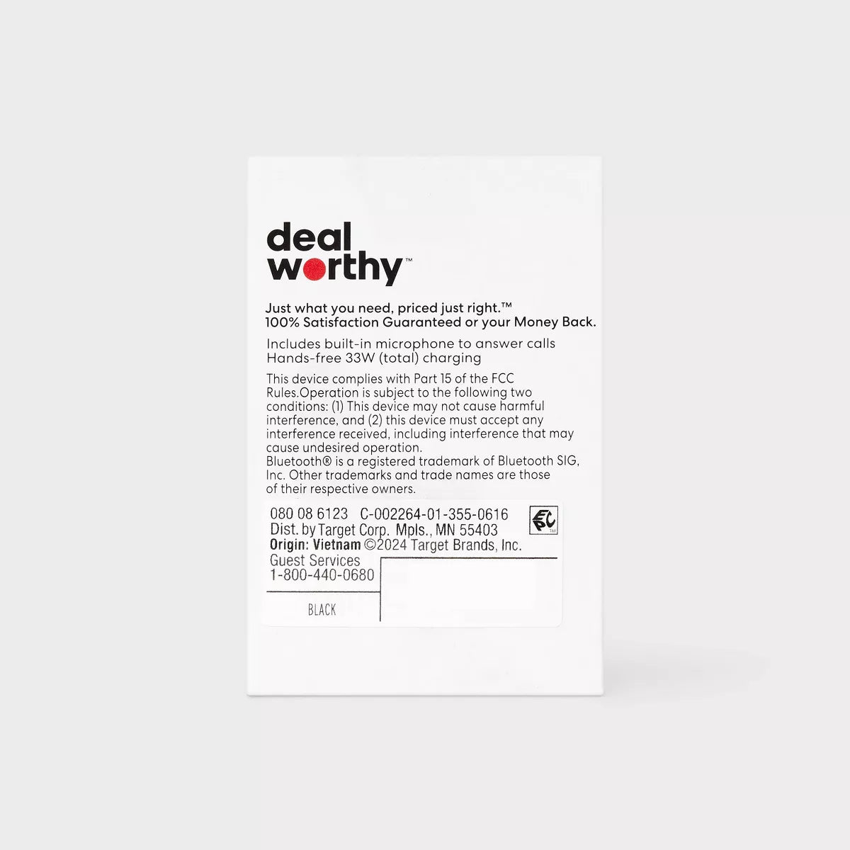 FM Bluetooth Transmitter - Dealworthy™ Black: Vehicle Electronics USB Adapter