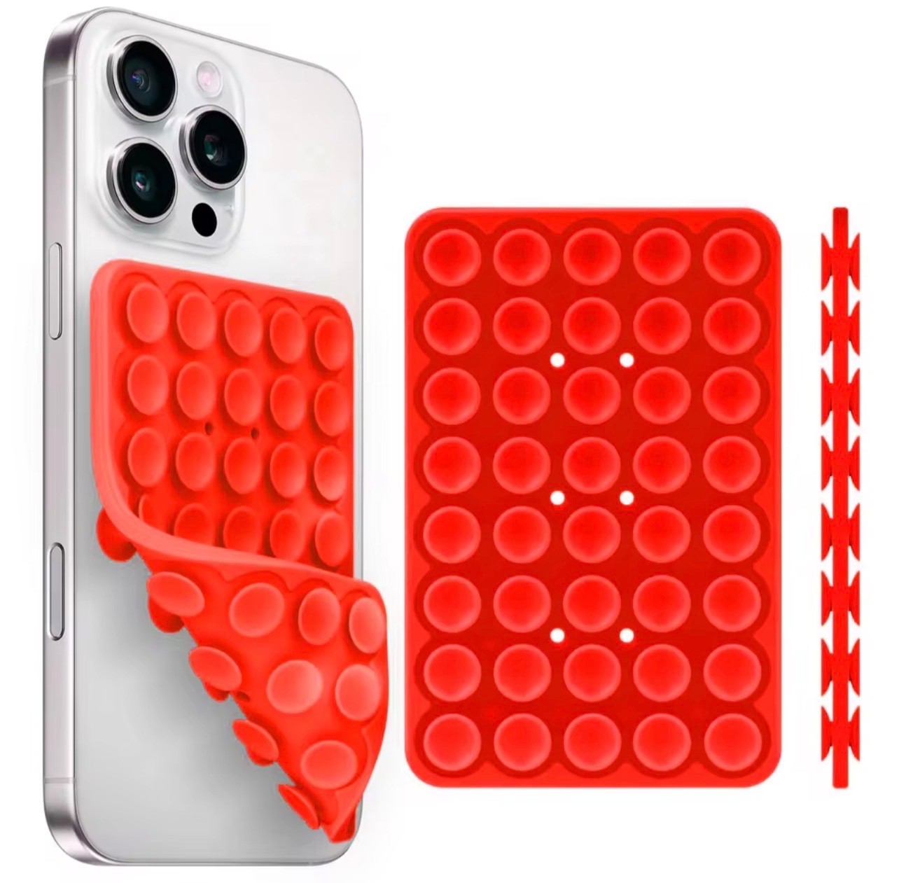 Ultimate Silicone Suction Cup Case for iPhone 17/16/15 Pro Max - Unmatched Grip & Versatile Mounting!